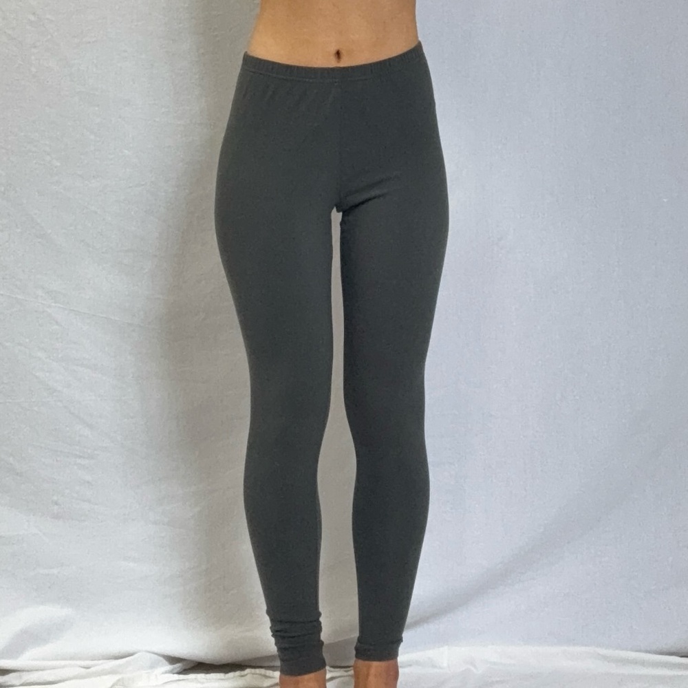 Kids Dark Gray Stretch Leggings